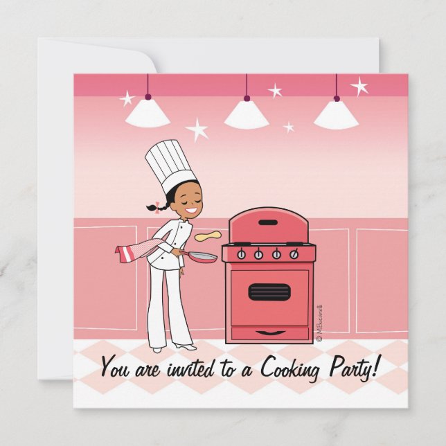 Invitation personnalisée pour les enfants avec un  (Devant)