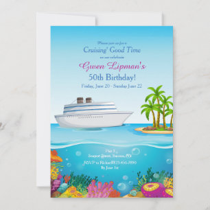 Invitation personnalisée pour une croisière vers l