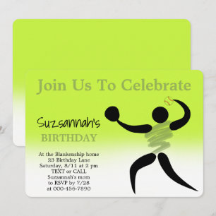 Invitation personnalisée pour une fête d'anniversa