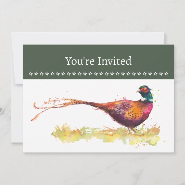 Invitation personnalisée pour une fête sur mesure  (Devant)