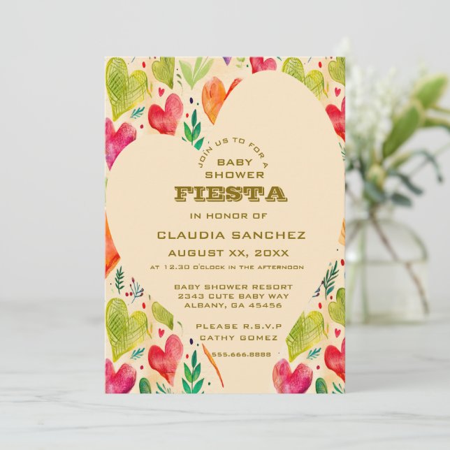 Invitation personnalisée pour une Fiesta mexicaine (Debout devant)