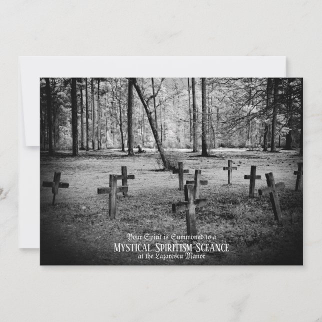 Invitation personnalisée pour une soirée Halloween (Devant)