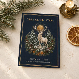 Invitation personnalisée pour Yule Solstice d'Hive