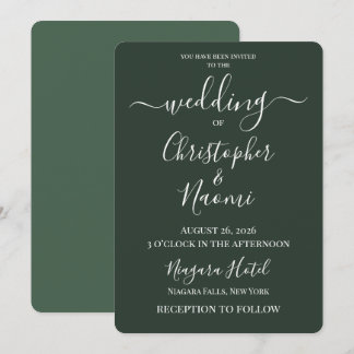 Invitation PERSONNALISER - Créez Votre Propre Mariage Personn
