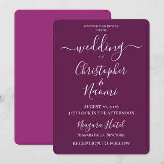 Invitation PERSONNALISER - Créez Votre Propre Mariage Sur Mes