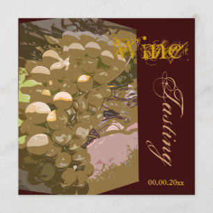 Invitation PERSONNALISER de partie de célébration de vin du