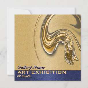 Invitation Personnaliser d'ouverture de l'exposition d'art