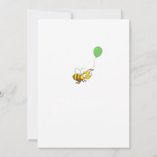 Invitation Personnaliser l'anniversaire d'une abeille à bourd