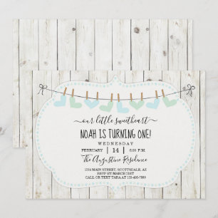 Invitation Personnalisez la fête du premier anniversaire de l