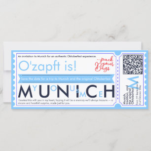 Invitation personnelle pour le ticket Oktoberfest