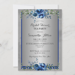 Invitation Pétales Botaniques de l'Amour Mariage
