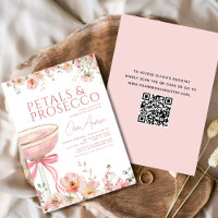 Pétales de code QR et Fête des mariées de cache ro