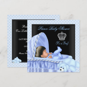 Invitation Petit Baby shower Africain-Américain