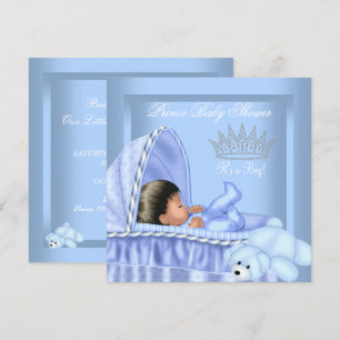 Invitation Petit Baby shower Africain-Américain