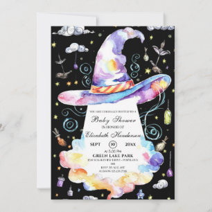 Invitation Petit Baby shower Casquette Assistant coloré