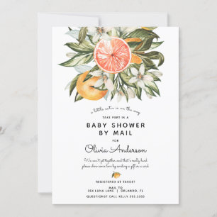 Invitation Petit Baby shower Cutie Par Courrier