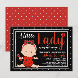 Invitation Petit Baby shower de Ladybug