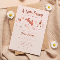 Petit Baby shower fille lapin