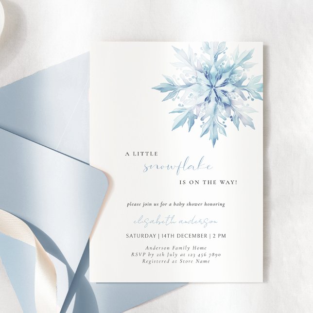 Invitation Petit Baby shower minimal pour garçon de Feu de Ne (Créateur téléchargé)