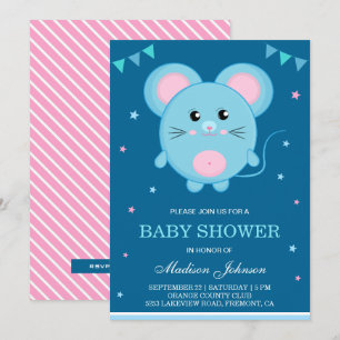 Invitation Petit Baby shower sucré
