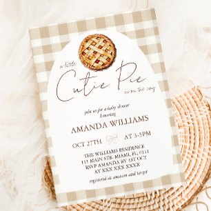 Invitation Petit bébé mignon Fête de naissance neutre