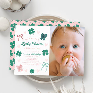 Invitation Petit Charme Porte-Bonheur Arc-en-Ciel Shamrock Ph