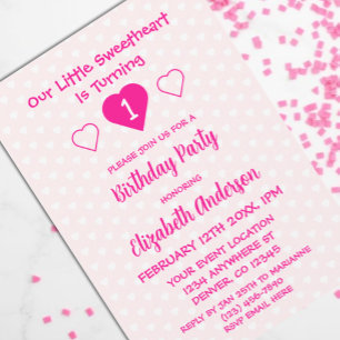 Invitation Petit chéri 1er anniversaire