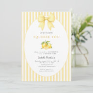 Invitation Petit Citron a hâte de vous presser Shower pour bé