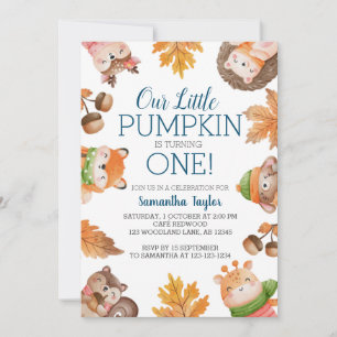 Invitation Petit Citrouille, 1er Anniversaire Invitati