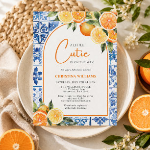 Invitation Petit Cutie Été Baby shower neutre pour les hommes