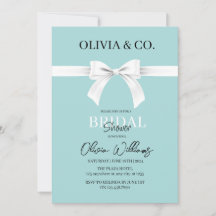 Petit-déjeuner à l'invitation de la douche nuptial