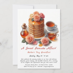Invitation Petit-déjeuner de la Fête des Mères – P