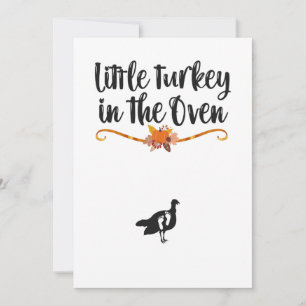 Invitation Petit Dinde Dans le Four Mignonne Grossesse Nouvea
