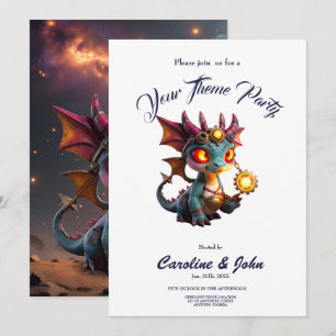 Invitation Petit Dragon, Grande Énergie – L'Ember Clockling