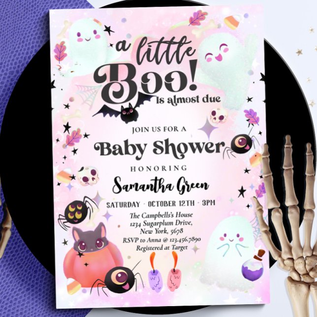 Invitation Petit garçon Baby shower fille bébé (Créateur téléchargé)