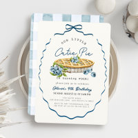 Petit gâteau bleu myrtille bleu anniversaire