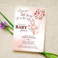 Petit lapin est en chemin baby shower