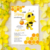 Petit miel est sur le chemin baby shower d'abeille