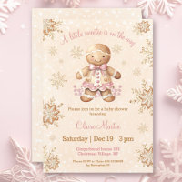 Petit pain d'épices Baby shower de Noël doux