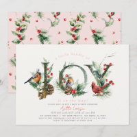 Petit paquet de Joy Birds Baby shower fille rose