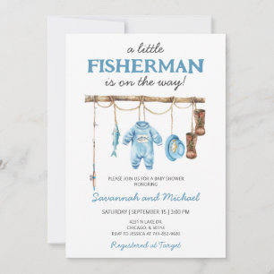 Invitation Petit Pêcheur Baby Shower