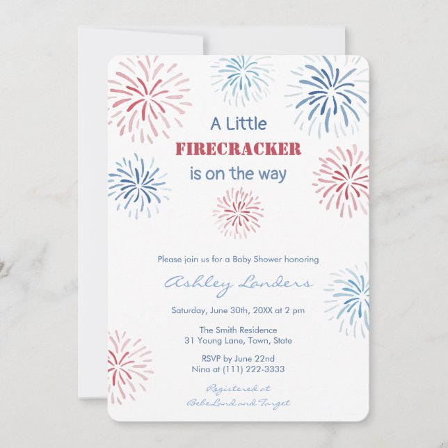 Invitation Petit Pirate Sur Le Chemin Baby shower (Devant)