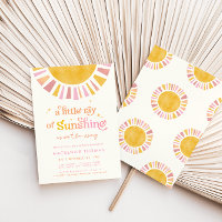 Petit Rayon de Soleil Fête Prénatale Bohème Rétro 