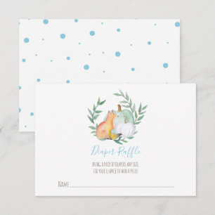 Invitation Petit Renard Citrouille Déchets Insérez