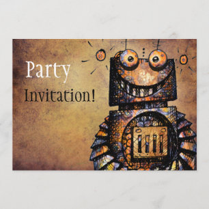 Invitation Petit Robot