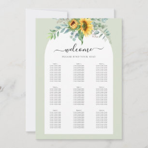 Invitation Petit tableau de sièges