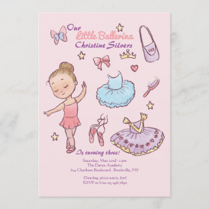Invitation Petite Ballerine