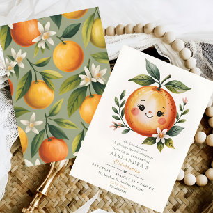 Invitation Petite Célébration Citrus