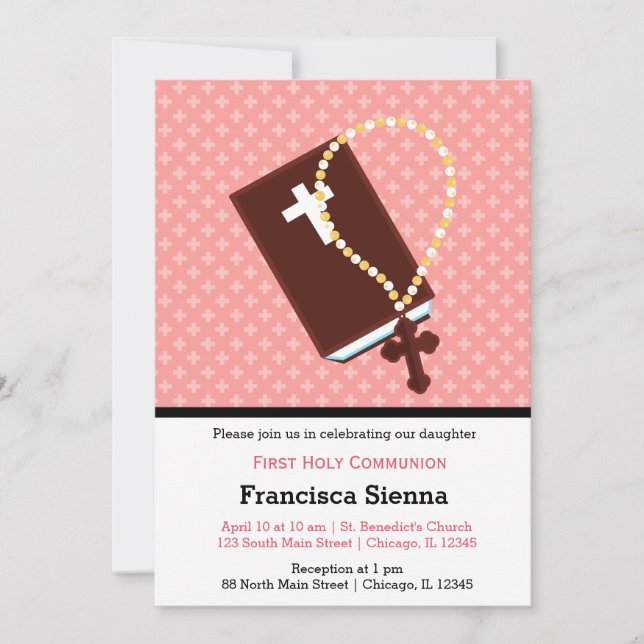 Invitation Petite communion (Devant)