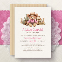 Petite Cowgirl Rose Fête de Naissance Western